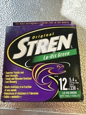 Stren Lo-Vis Green Monofilament Fishing Line 12LB Test 330yd NOS