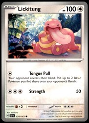 Lickitung 124/162 Scarlet & Violet: Temporal Forces Common