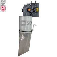 SIP Wall-Mounted Single Cartridge Dust Extractor Collector 230V 750W 1HP 56L