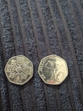 Mr Jeremy Fisher 50p and King Charles III 2022