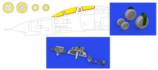 EDU-644232 Eduard 1/48 Aircraft- F4E LooKplus for MGK Mask, Photo-Etch Resin