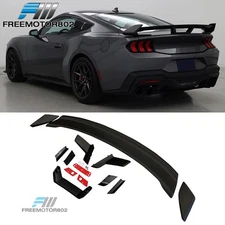 Fits 24-26 Mustang 7th Gen S650 Coupe ABS Dark Horse Trunk Spoiler Matte Black