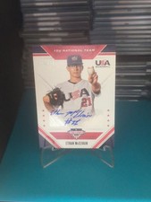 💥2020 PANINI USA STARS & STRIPES #15U-EM Ethan McElvain  AUTO /299