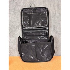 Sephora Collection Black Chevron Hanging Toiletry Bag Travel Organizer Case
