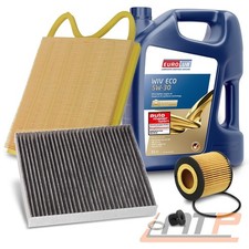 INSPEKTIONSPAKET FILTERSATZ SET A+5L EUROLUB 5W-30 FÜR VW POLO 9N 1.2