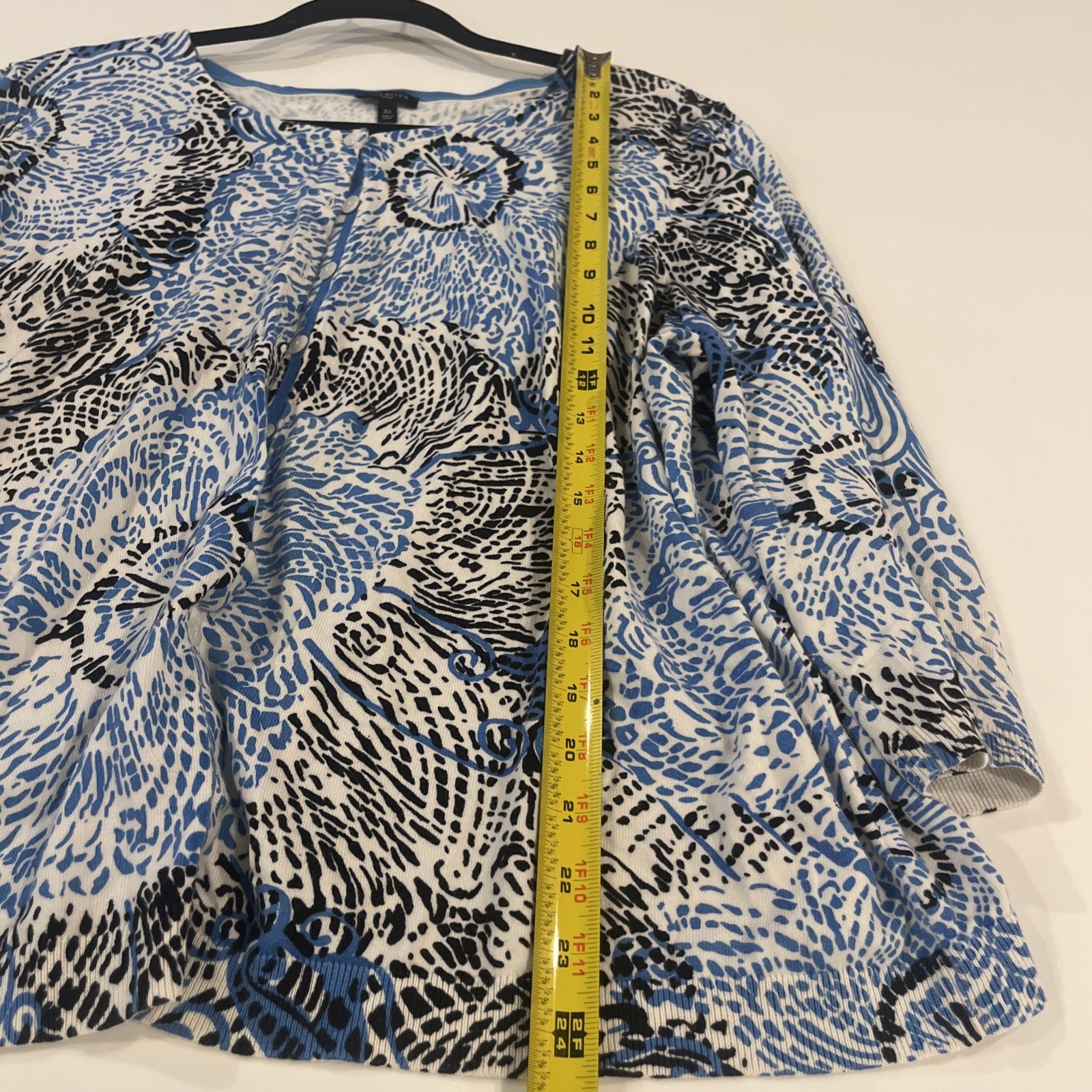 Talbots Lightweight Button Up Multicolor Cardigan… - image 7