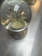 Things Remembered Star Snow Globe Engraved Hope Wish Love Light Up Ornament