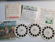 View Master Viewer and classic reels including Peanuts Charlie Brown
