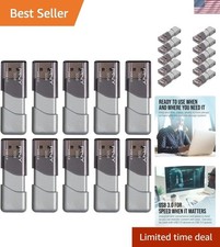 32GB Turbo Attaché 3 USB 3.0 Flash Drive 10-Pack​