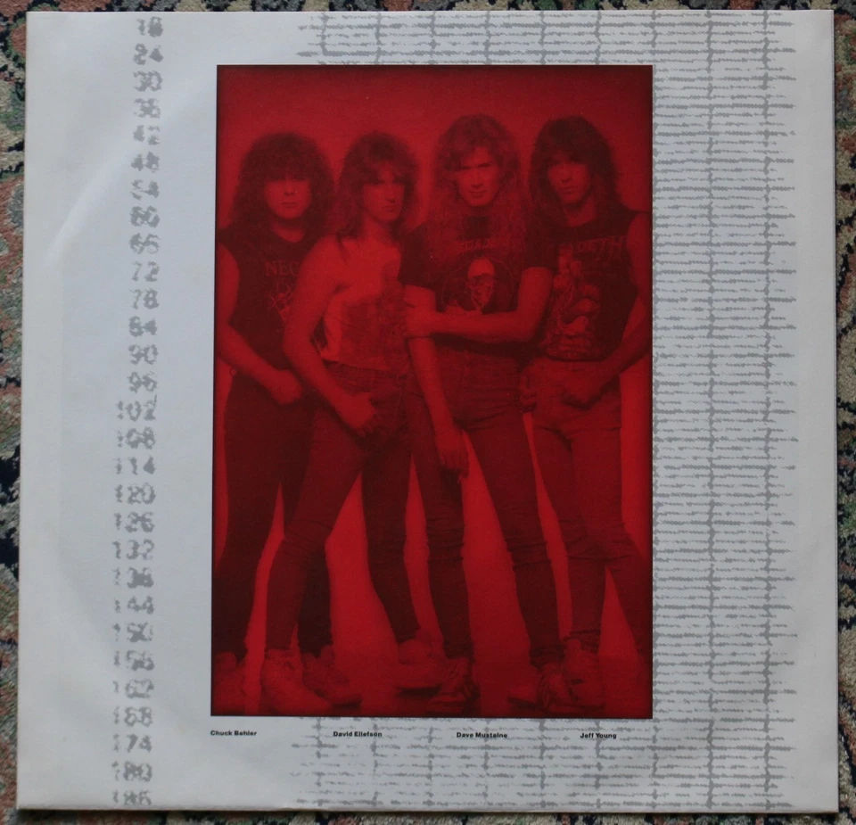 MEGADETH - SO FAR, SO GOOD LP '88 - 1C 064-7 48148 1 - Thrash Metal - Metallica - Image 3 of 4