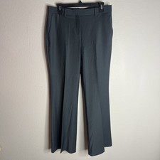 THEORY Womens Emery Tailor Trouser Pants Size 8 Gray Wool Work Office Business