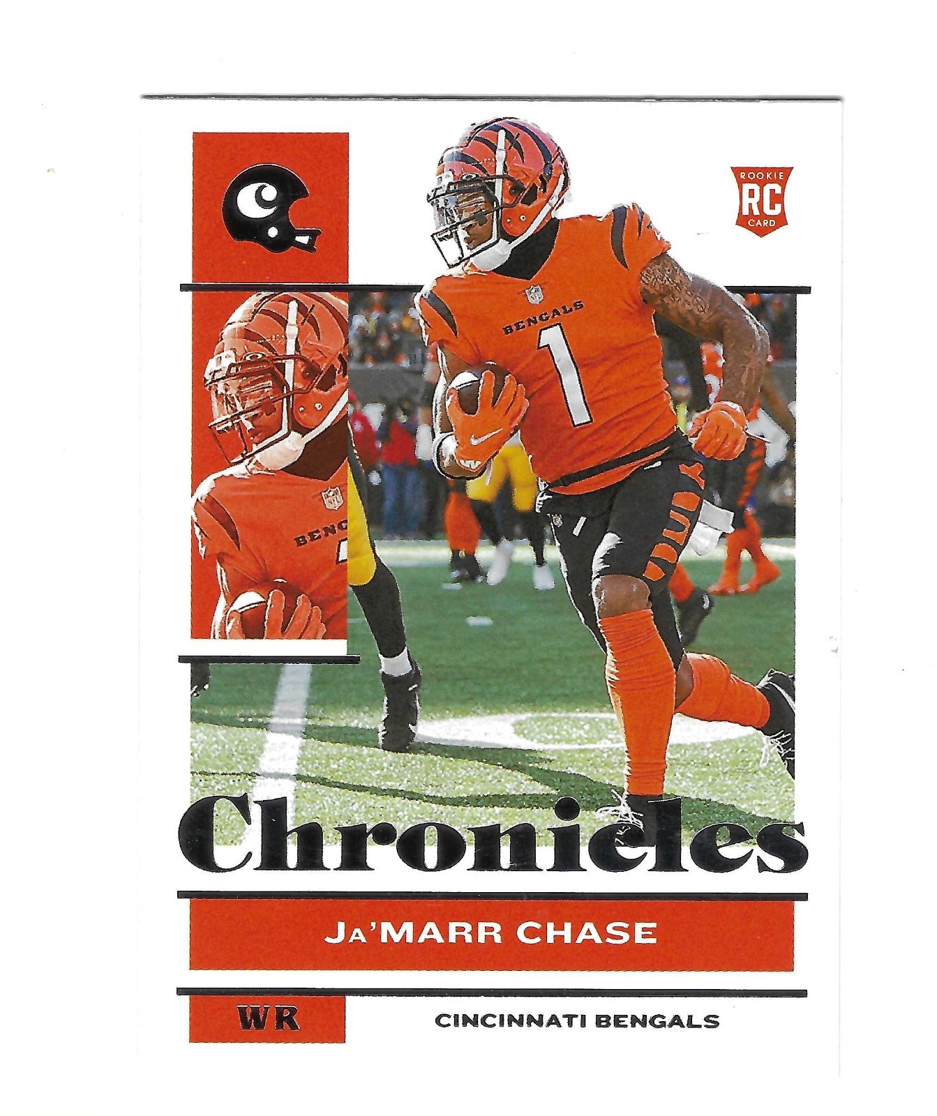 JA'MARR CHASE 2021 PANINI CHRONICLES ROOKIE RC #17 $20.00 CINCINNATI BENGALS