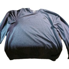 Reebok Men's Size M Sweatshirt Logo Detail On Chest Polyester Blend Long Sleeve