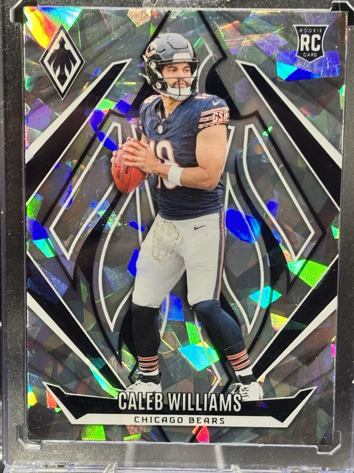 2024 Caleb Williams Panini Phoenix  RC #151 Rookie Silver Cracked Ice Prizm