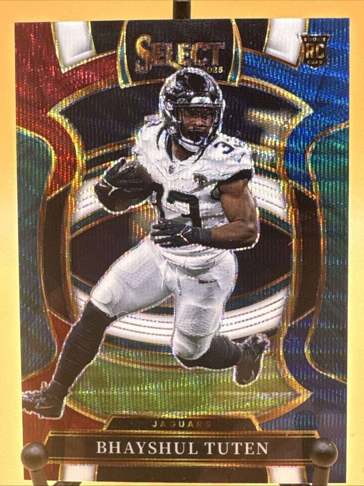 2025 Panini Select Tri-Color Prizm Bhayshul Tuten #29 Jaguars RC /399
