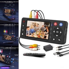VHS to Digital Converter 4 Inch LCD 1080P USB TF Card HDMI AV No Computer Needed
