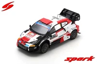 Spark S6707 1:43 Toyota Gr Yaris Rally1 Rally Safari Kenya 2022, Weiß