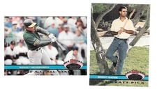 1992 Topps Stadium Club Dome - OAKLAND ATHLETICS / A'S Team Set