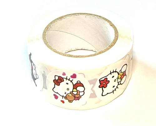 SANRIO HELLO KITTY CINNAMOROLL KUROMI POMPOMPURIN BIG STICKER ROLL Laptop Phone - Afbeelding 2 van 14