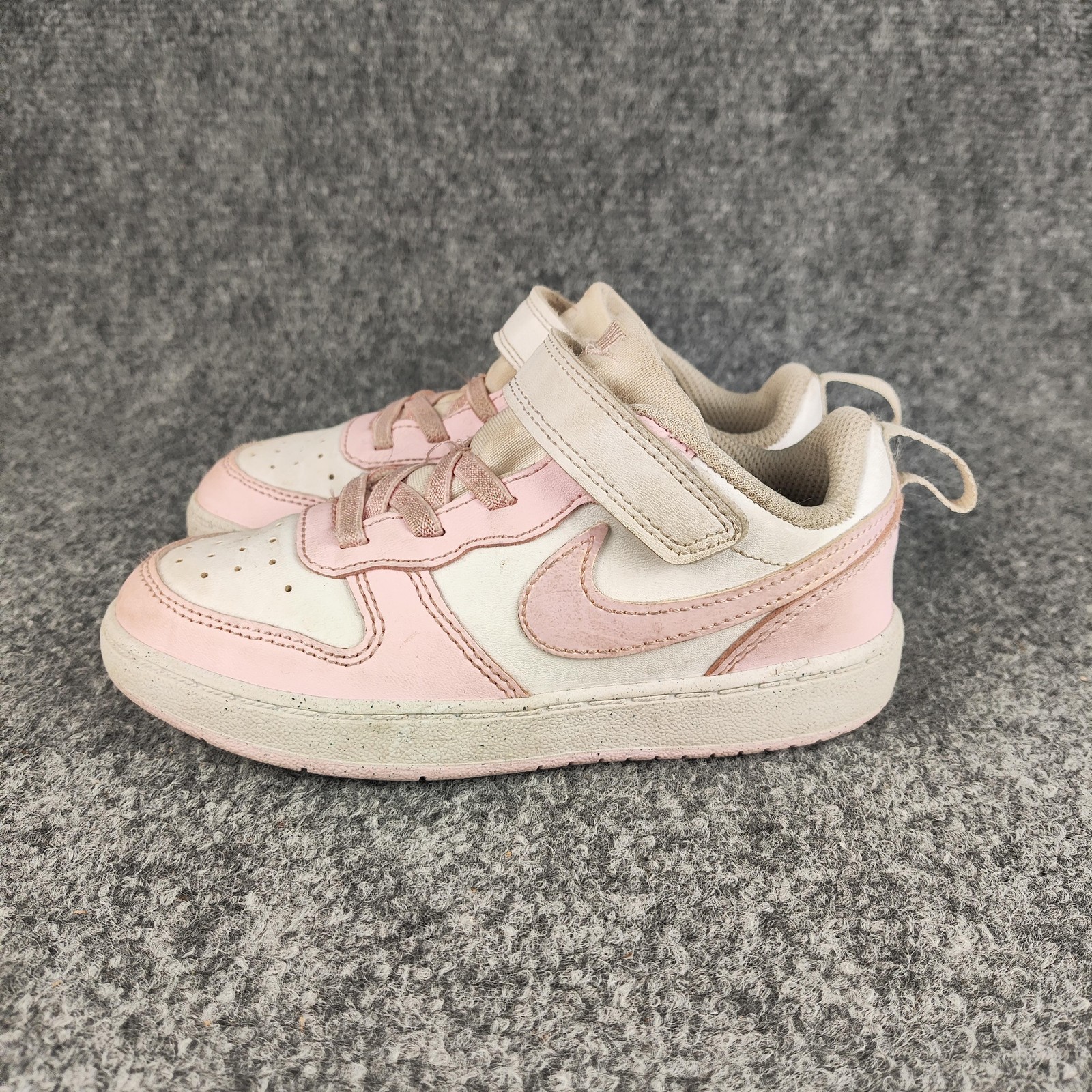Nike Shoes Kids Size 13 Pink Hook & Loop Strap Sneakers Athletic Casual