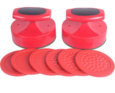 Plastic Air Hockey Strikers/Pushers, 2 PCS 4" Plastic Air Hockey Pushers and 6 P