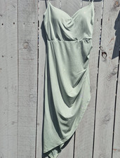 A sparkle story glitter Asymmetrical dress, moderate stretch, run true to size