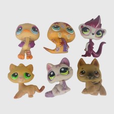 Hasbro LPS Littlest Pet Shop Lot Of 6 's 61, 110, 516, 1628, 2153, 3651
