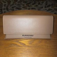 Authentic Burberry Leather Sunglasses Case and Box, NO Glasses