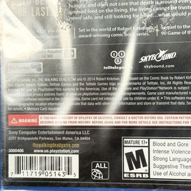 The Walking Dead: Season Two (Sony PlayStation Vita, 2014)