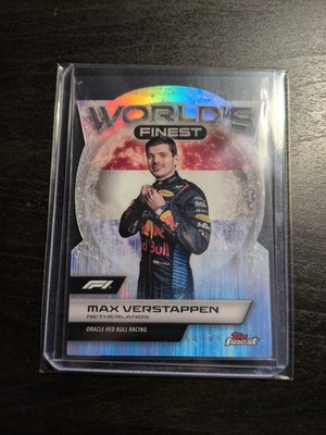 2024 Topps Finest Formula 1 F1 Max Verstappen World's Finest Die-cut /74 #WF-1
