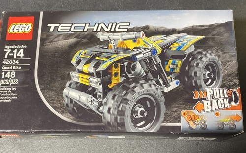 LEGO Technic 42034 Quad Bike - Pull Back - RAR - NEU Karton ist geöffnet komplett
