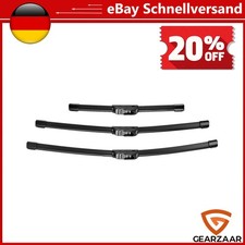 Scheibenwischer Set kompatibel mit VW Lupo 1998-2003 Windschutzscheibe 3-tlg