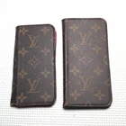 LOUIS VUITTON Monogram Phone Case Leather Lot of 2 Used Authentic ps2512-ps547
