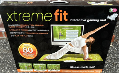 xtreme fit Interactive Gaming Mat 80 Exercises & Games Fitness Trainer