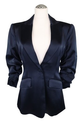 Cinq à Sept Damen Blazer Gr. 34 (0) Blau Businessjacke Damenblazer