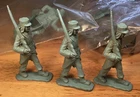 Marx Captain Gallant Figures ~3 Marching At Right Shoulder Arms~ (Lot-5)