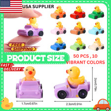50 PCS Jeep Rubber Ducks in Bulk Assorted Duckies for Ducking Cruise Small Gifts