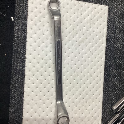 Craftsman Very Rare Six 6 Point Double Box End Wrench Part # 43719 =V= (READ)