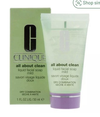 CLINIQUE - ALL ABOUT CLEAN - liquid facial soap mild - 1FL. OZ