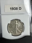 1938 D Walking Liberty Half Dollar Key Date!