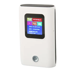 4G WiFi Routeur Nano SIM Fente de la carte 300Mbps 10 Capacité des utilisateurs Banque d'énergie Funct HLF