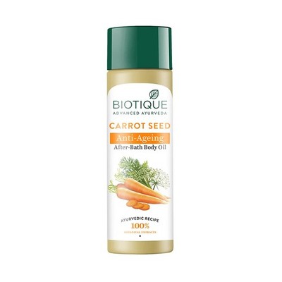 Biotique Bio Karottensamen Anti Aging After Bath Body Oil 120ml