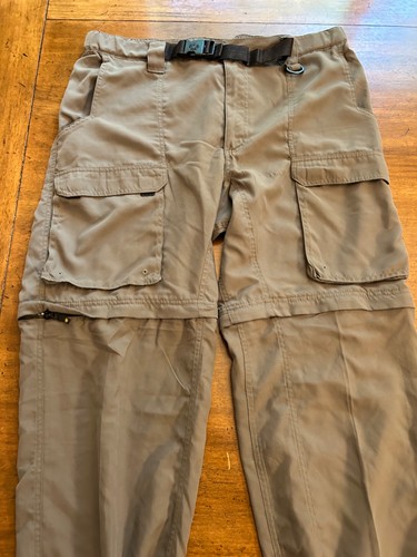 Mens Boy Scouts uniform pants, convertible, size L, lightly used condition