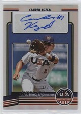 2023 Panini USA Baseball Stars & Stripes Holo 37/100 Camden Kozeal Auto 4f5