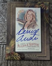 2016 Topps Allen and Ginter Framed Mini Autograph #AGA-DA Denise Austin Auto