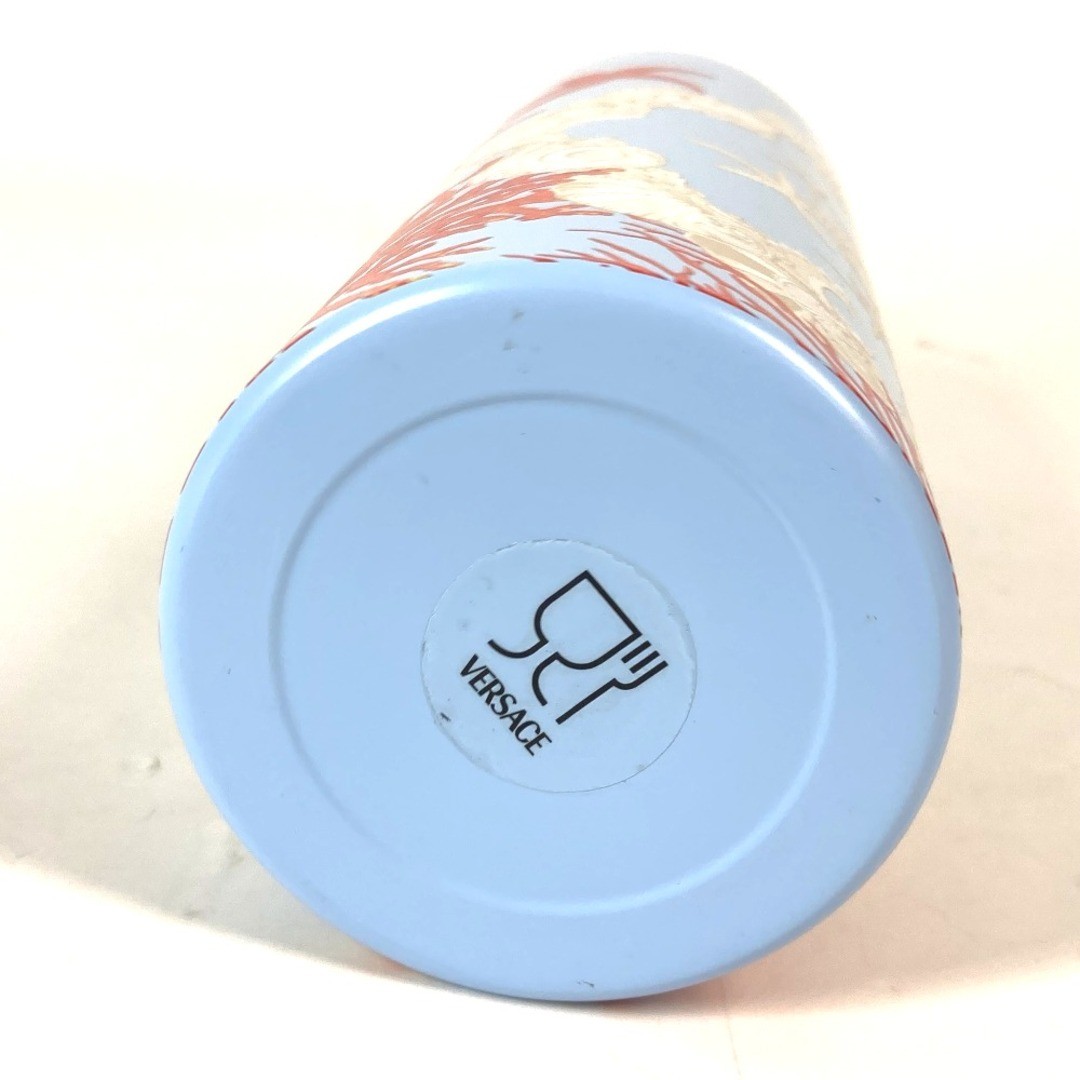 Versace Logo With Carabiner Water Bottle Interior Tumbler Aluminum Blue thumbnail 3