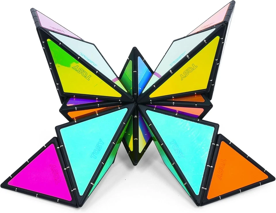 TOSY Magnet Pyramid Glow - 1 Cube Transforms Into 1 Billion Shapes - 12 Pieces - Image 4 of 4