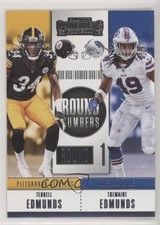 2018 Panini Contenders Round Numbers Terrell Edmunds Tremaine #RNA-EE gn1
