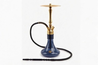 OMG Premium Shisha Set   Gold / Dunkelblau / Schwarz