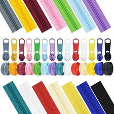 Renashed 42 Yards 14Pcs 5 Sewing Zippers by The Yard Bulk Nylon 14 COLOR
